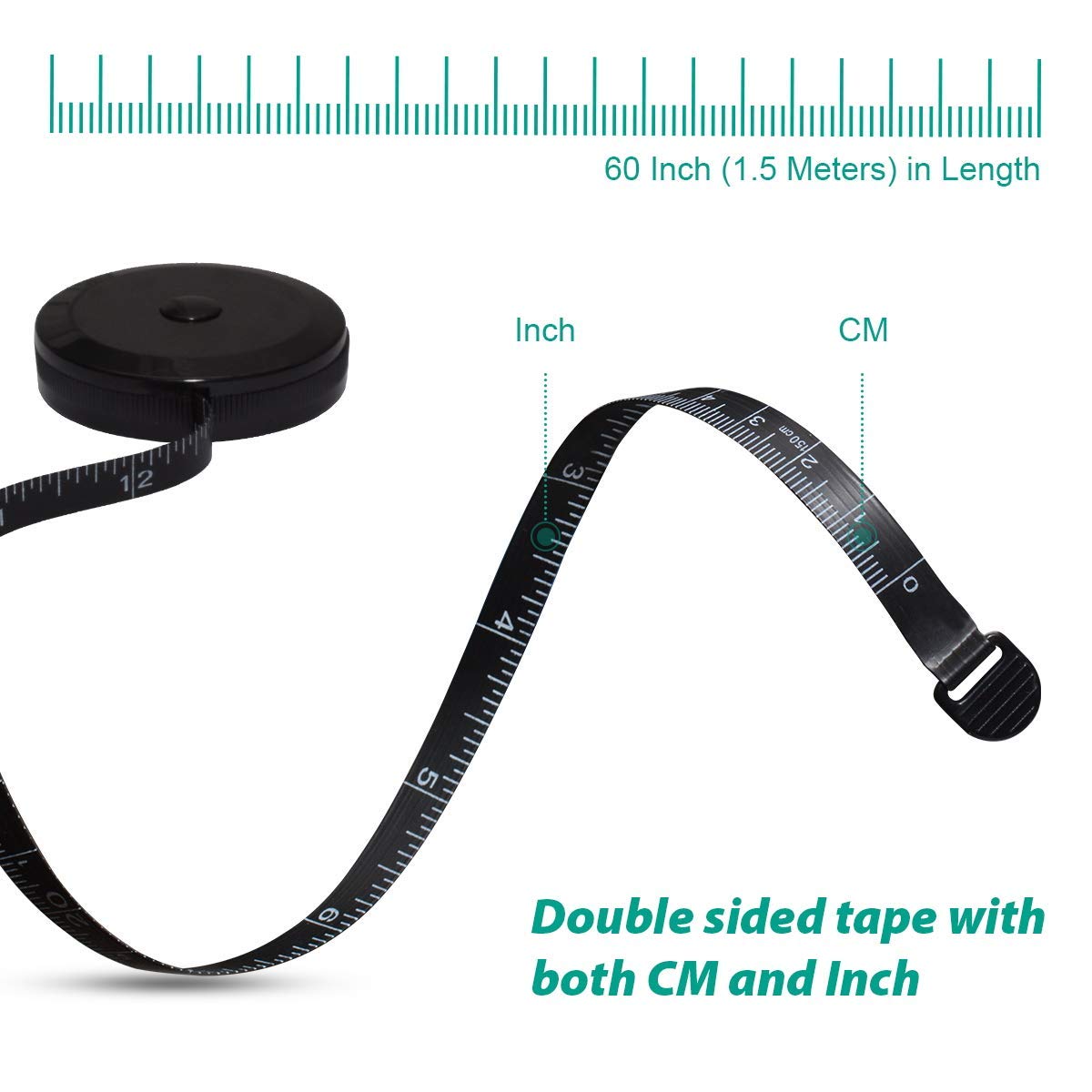 Pita Ukur Mini 150cm, Penggari - Tape Measure ulasan dan harga